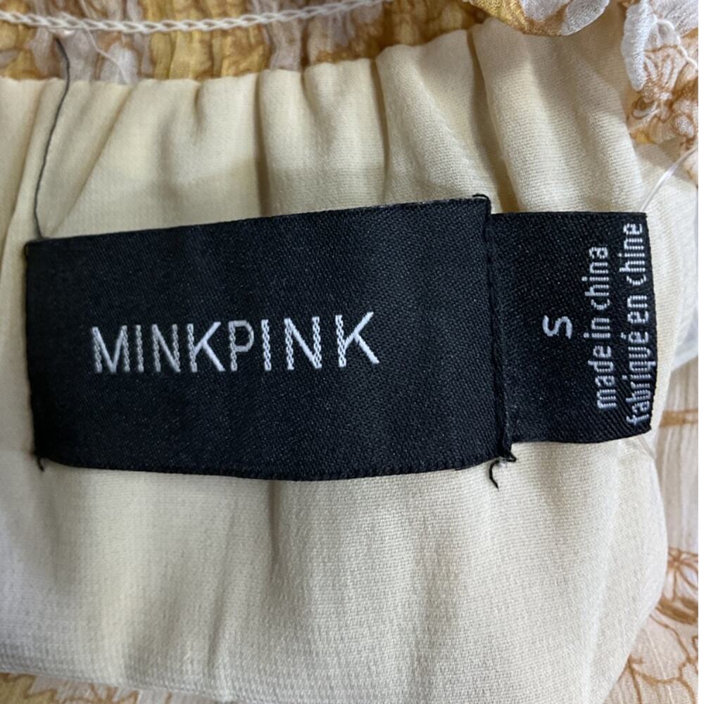 Minkpink Smocked Multi Dacey Minidress Size S - Picture 4 of 5